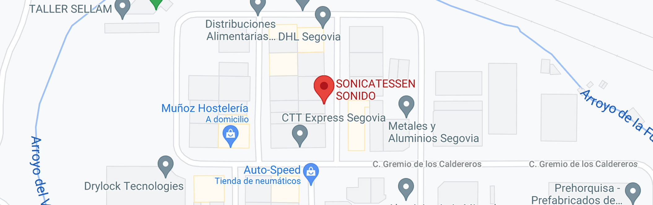 Sonicatessen mapa